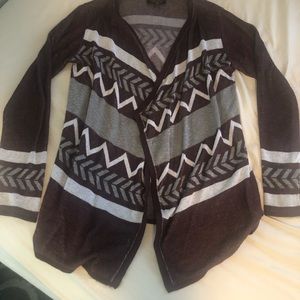 Maroon coverup sweater, cozy